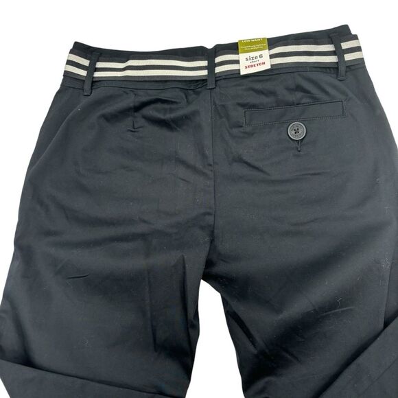 Old Navy Low Rise Wide Leg Cuffed Stretch Pants with belt Y2K 2005 NWT - Picture 6 of 15